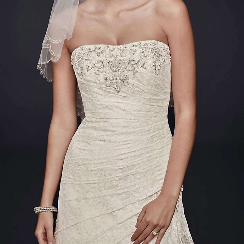 Wedding Dress Never Used Corset Back